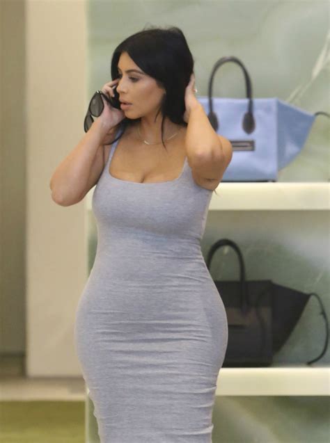 Kim Kardashian Cleavage Out Shopping In Beverly Hills Hot Celeb Pics