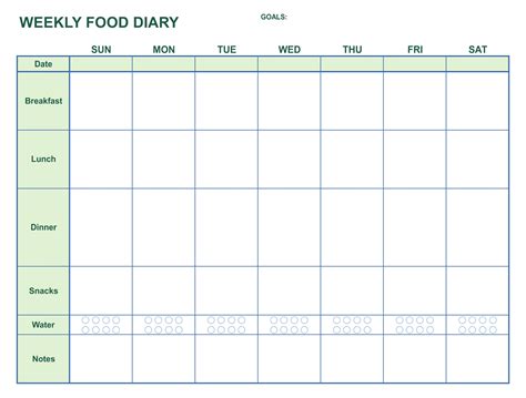 Daily Weight Loss Journal 10 Free Pdf Printables Printablee