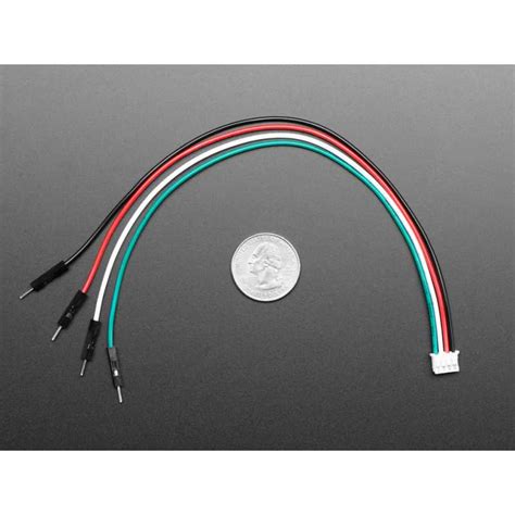 Jst Ph 4 Pin To Male Header Cable I2c Stemma Cable 200mm Boutique