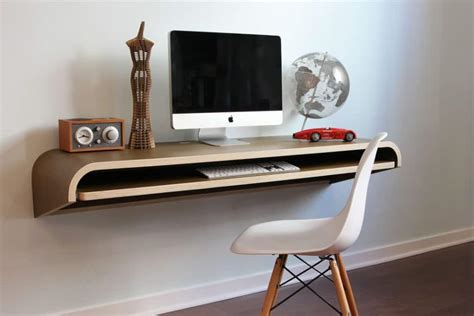 Bush® enterprise collection corner desk. Minimal Float Wall Desk from Orange 22