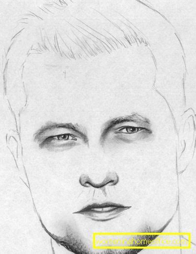 Crtanje Muškog Lica