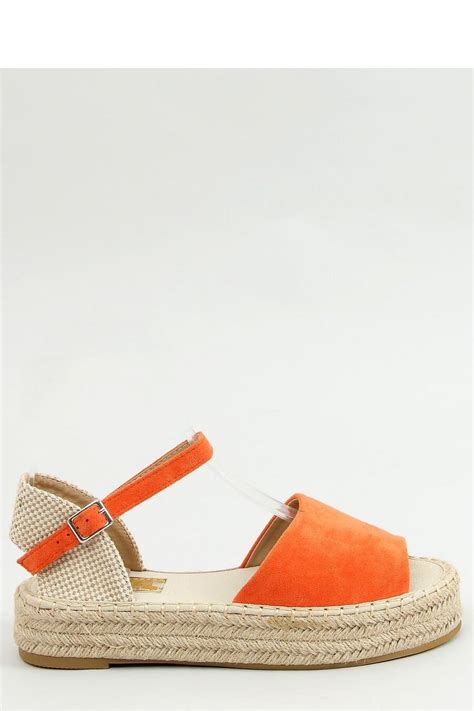 Orange Espadrille Summer Wedge Shoes Sandales Chaussures Etsy