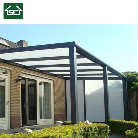 China Aluminium Frame And Polycarbonate Sheet Roof Pergola