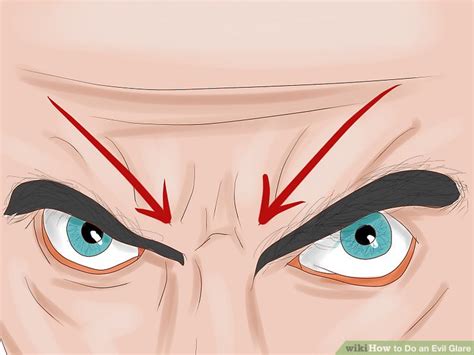 How To Do An Evil Glare 11 Steps With Pictures Wikihow