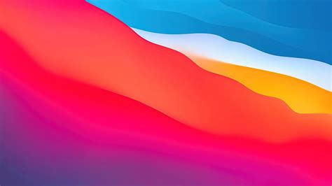 Macos Big Sur Apple Capas Fluidic Colorful Wwdc Stock 2020