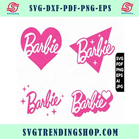 Barbie Svg Barbie Doll Cut File Layered By Color Barbie Doll Svg Png