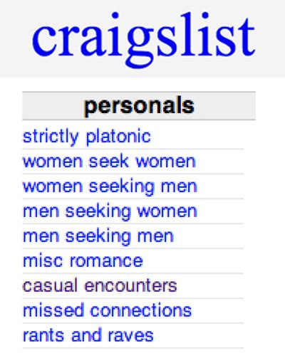 Alternative Dating Site For Craigslist Personals Craigslist Shut Down