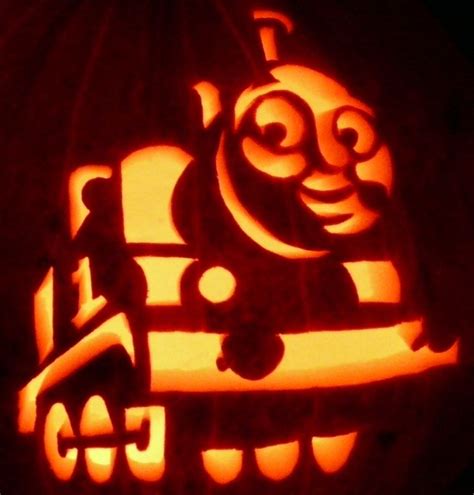 Heres S Thomas The Train On A Real Pumpkin