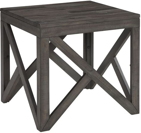 Shop tucker grey square trunk. Haroflyn Gray Square End Table from Ashley | Coleman Furniture