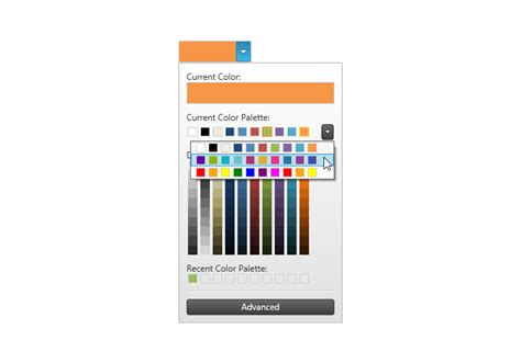 Wpf Using Color Canvas And Color Picker From Extended Wpf Toolkit Hot Sex Picture