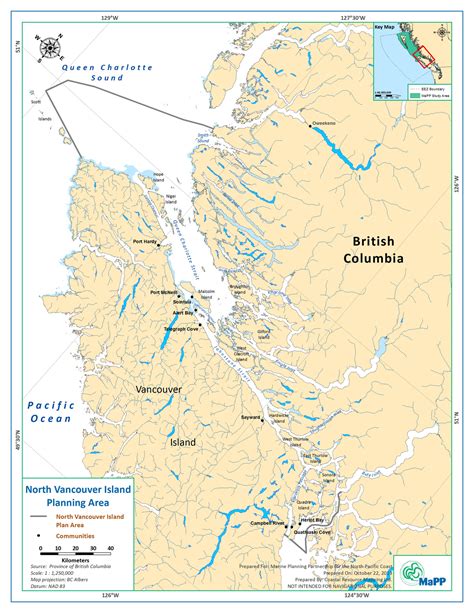 North Vancouver Island Mapp