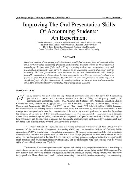 The Importance Of Oral Presentations For University Students