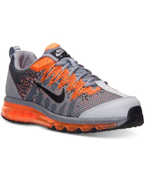 Nike Mens Air Max 09 Jacquard Running Sneakers From Finish Line In