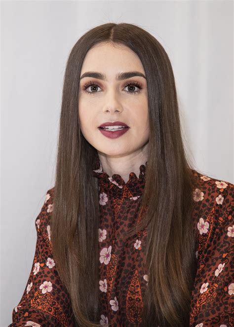 It pretty much stayed very close to how it was, when i first read it, as to what we shot. LILY COLLINS at Tolkien Press Conference in Hollywood 04 ...