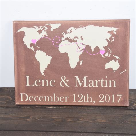 Stop Searching For The Perfect Wedding T This Personalized Canvas