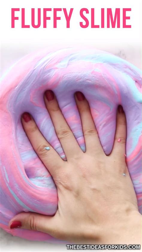 Fluffy Slime Recipe Recipe Diy Slime Recipe Easy Fluffy Slime