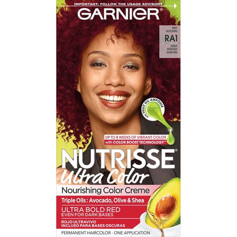 Buy Garnier Nutrisse Ultra Color Nourishing Bold Permanent Hair Color Creme Red Autumn Ra1 1