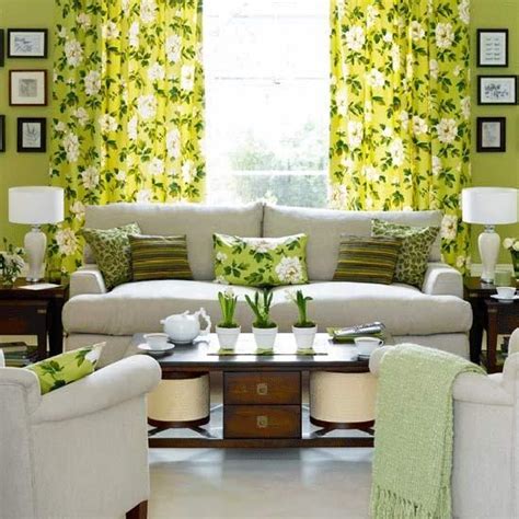 New Home Interior Design Search Results For Floral Living Room Green