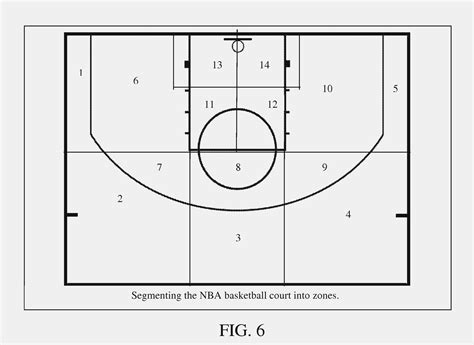 Basketball Court Outline Printable