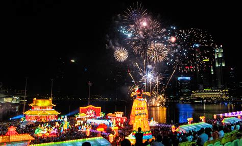 Chinese New Year Celebration In Singapore Marina Bay New Year