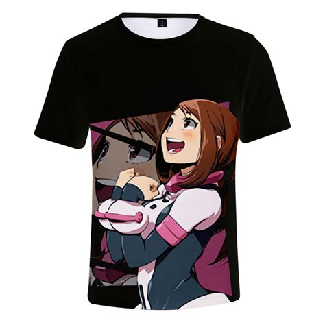 My Hero Academia Theme Look Up Smile Ochaco Uraraka Print T Shirt