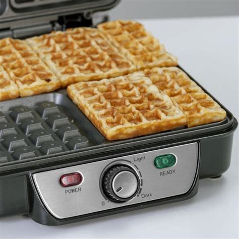 Buy Geepas Electric Waffle Maker 1100w 4 Slice Non Stick Electric