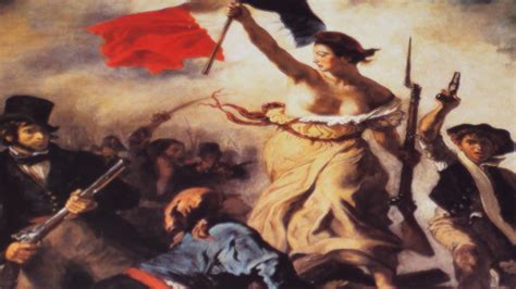 A Liberdade Guiando O Povo De Eugène Delacroix