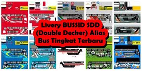 Livery sr2 dd (double decker) v2 by ztom. Rosalia Indah Livery Bussid Double Decker Doraemon ...