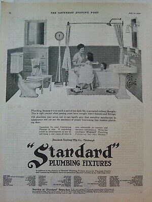 Standard Plumbing Fixtures Nude Girls Bathroom Bathtub Vintage Bath Ad EBay