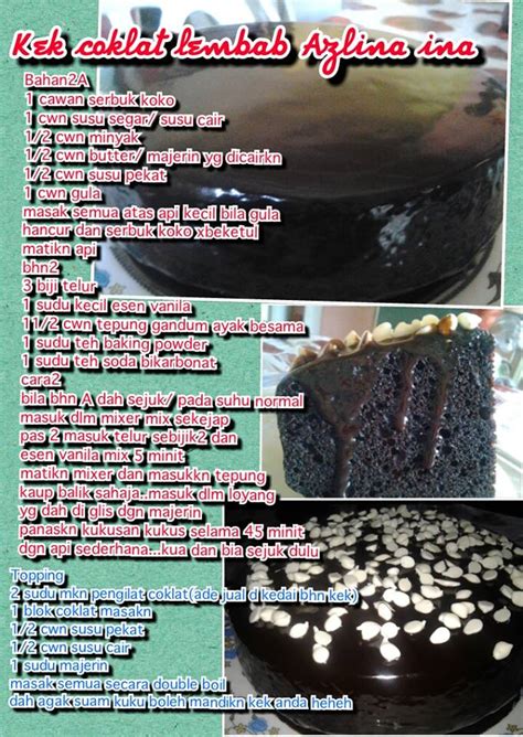 Dapur auranasuha 6.501 views7 months ago. ~eRnIeY~: Resepi Kek By Azlina Ina