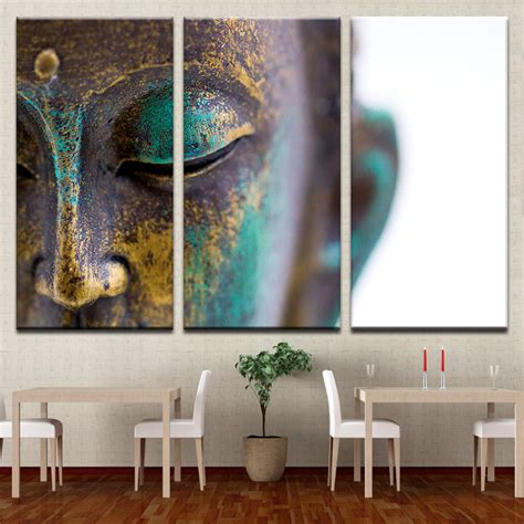 Canvas Paintings Wall Art Home Decor 3 Pieces Buddha