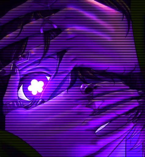 hu tao profile picture [pfp purple anime genshin impact y2k] dark purple aesthetic