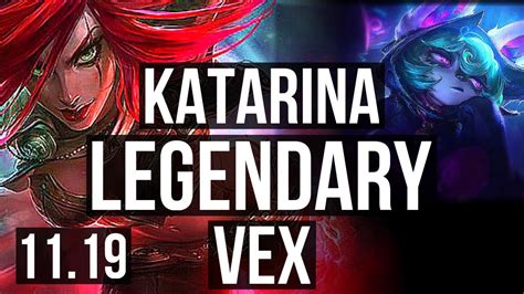 Katarina Vs Vex Mid Rank 5 Kata 1639 Legendary 400 Games Kr