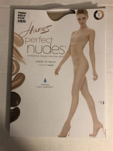 Hanes Perfect Nudes Sheer To Waist Medium Nude Light Tummy Control