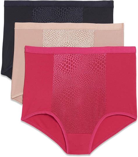 warner s women s blissful benefits tummy smoothing brief panties multipack at amazon women s