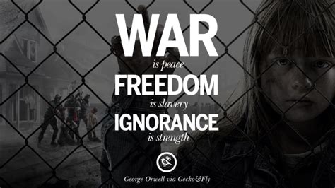 Jan 25, 2017 · these 1984 quotes help us understand truth and reality in the age of the 45th president, who statistically speaking has a hard time sticking with facts. 10 Best George Orwell Quotes From 1984 Book on War ...