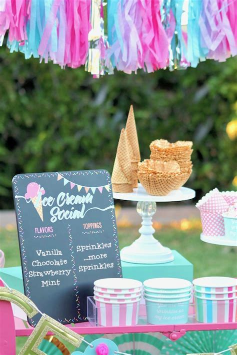 Simple Ice Cream Social Ideas Theyll Scream For Lauras Little Party