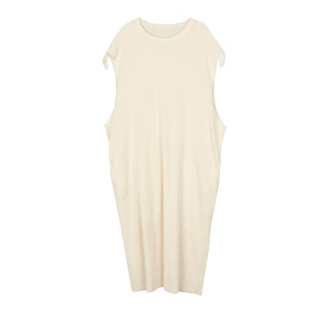 Stand Alone Waffle Jersey Fringe Dress Ivory Theroom Barcelona