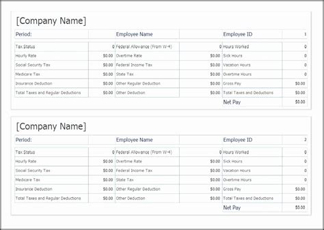 Ask for a trial run. 9 Free Paycheck Stub Template - SampleTemplatess ...