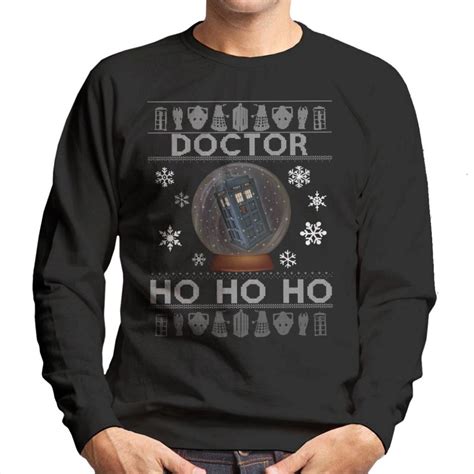 X Large Thirteenth Doctor Who Ho Ho Ho Tardis Christmas