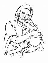 Jesus Sheep Clipart Shepherd Coloring Lord Clipground sketch template