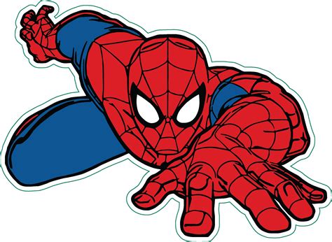 Spiderman Digital Files Only Vector Spider Man Etsy
