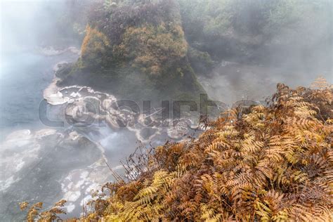 Waikite Valley Thermal Pools Rotorua New Zealand Stock Image