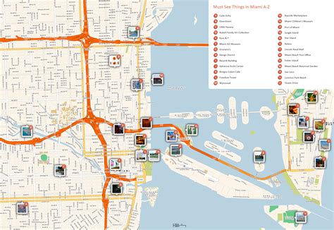 Mapas Detallados De Miami Para Descargar Gratis E Imprimir