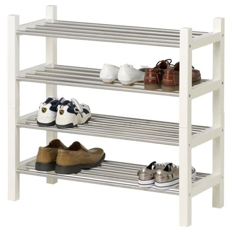 It features four removable tiers. TJUSIG shoe rack | IKEA Cyprus