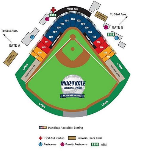 Seating Chart For Sloan Park