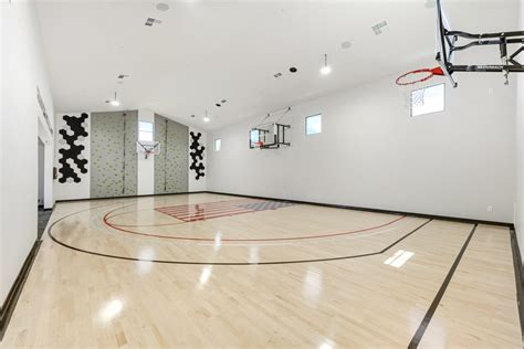 A Very Special Home Basketball Court In Honor Of Nba Preseason