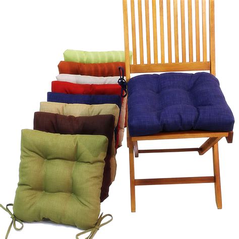 Kitchen Chair Cushions With Ties Homesfeed