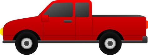Red Pickup Truck Clipart Free Download On Clipartmag