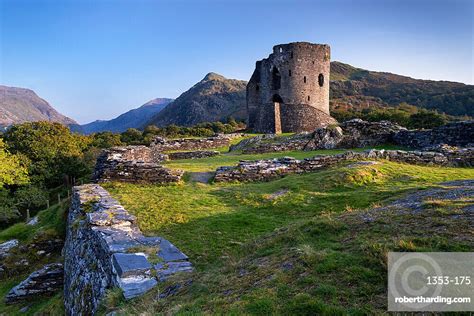 Dolbadarn Castle And The Llanberis Stock Photo